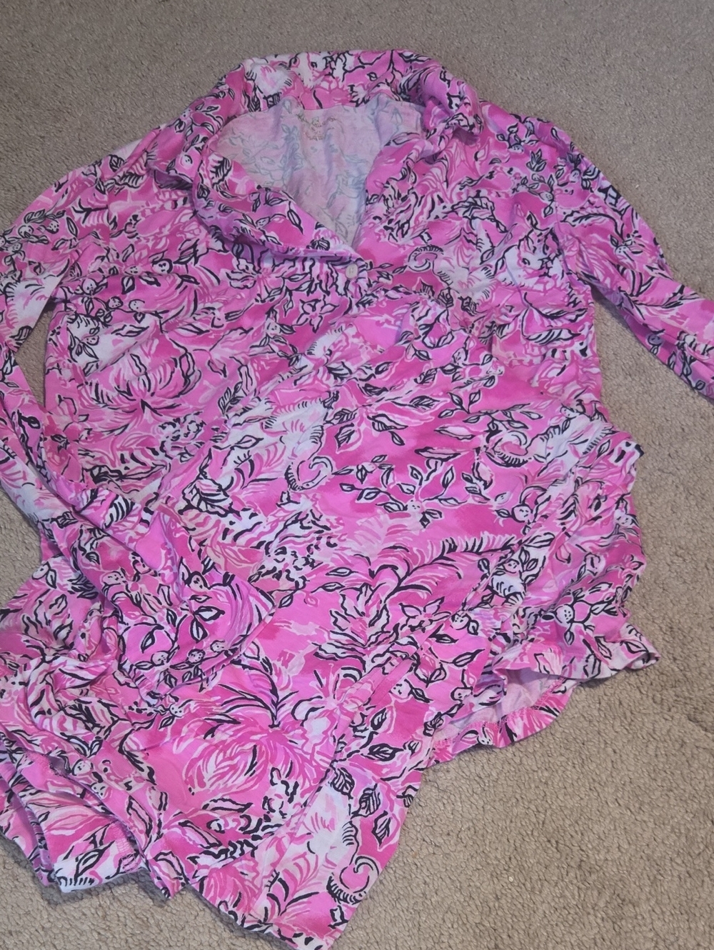 Lilly Pulitzer PJ Set.